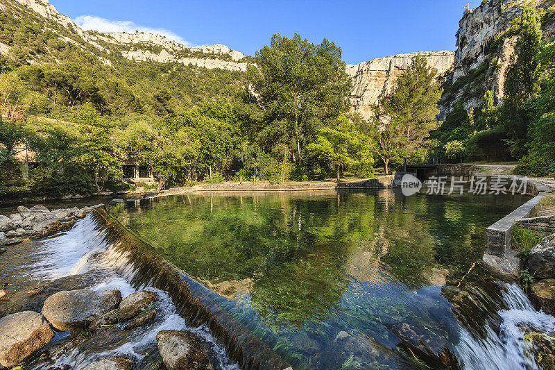 Sourge River, Fontaine de voclouse -法国